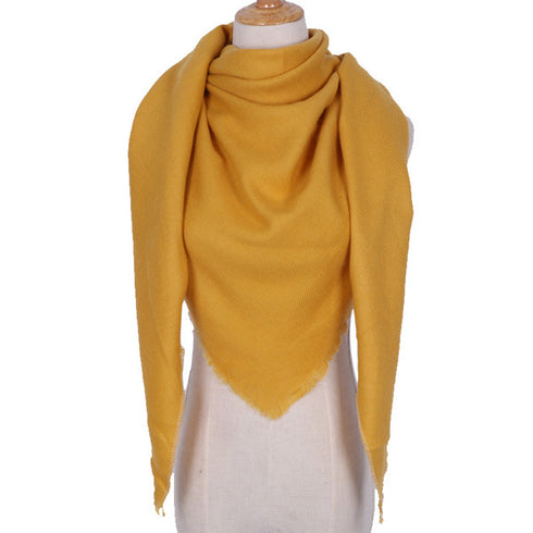 esign Women Triangles Scarf Long Scarves Shawl Autumn Winter - ROUTINE FASHION